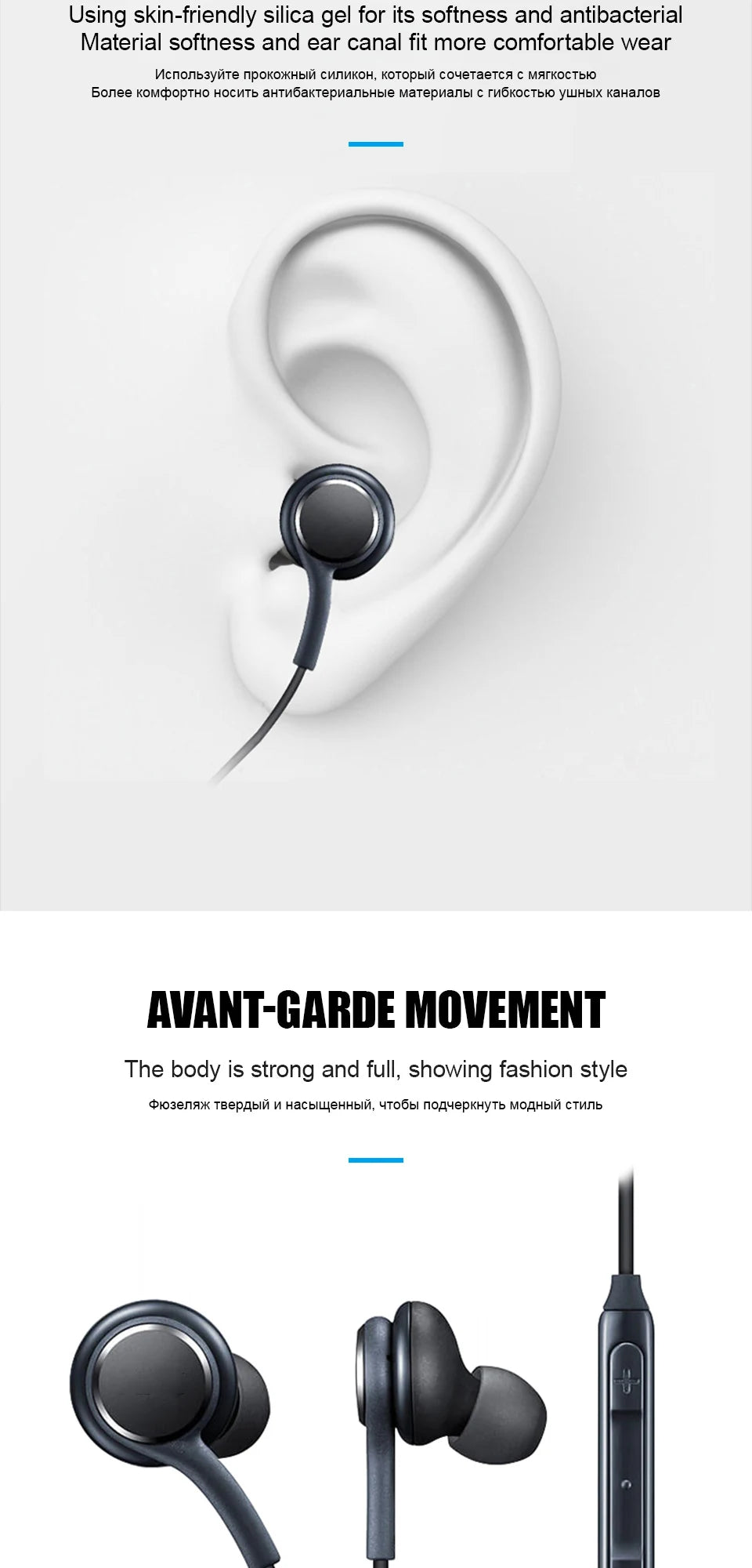 Original Type C Wired Earphone For Samsung Galaxy S23 S21 S22 Ultra Plus 3.5 mm Earbuds Headphones A54 A34 A53 A53 Accessories