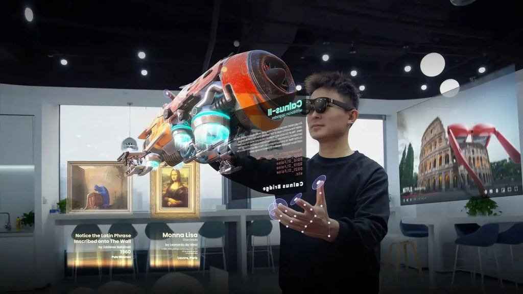 XREAL Air 2 Ultra Smart AR Glasses 6DoF Space Hovering Three-speed Electrochromic Beam Pro Space
